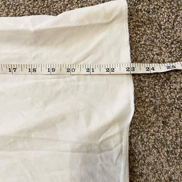 Max Mara White Sleeveless Blouse Size Medium - Picture 6 of 7